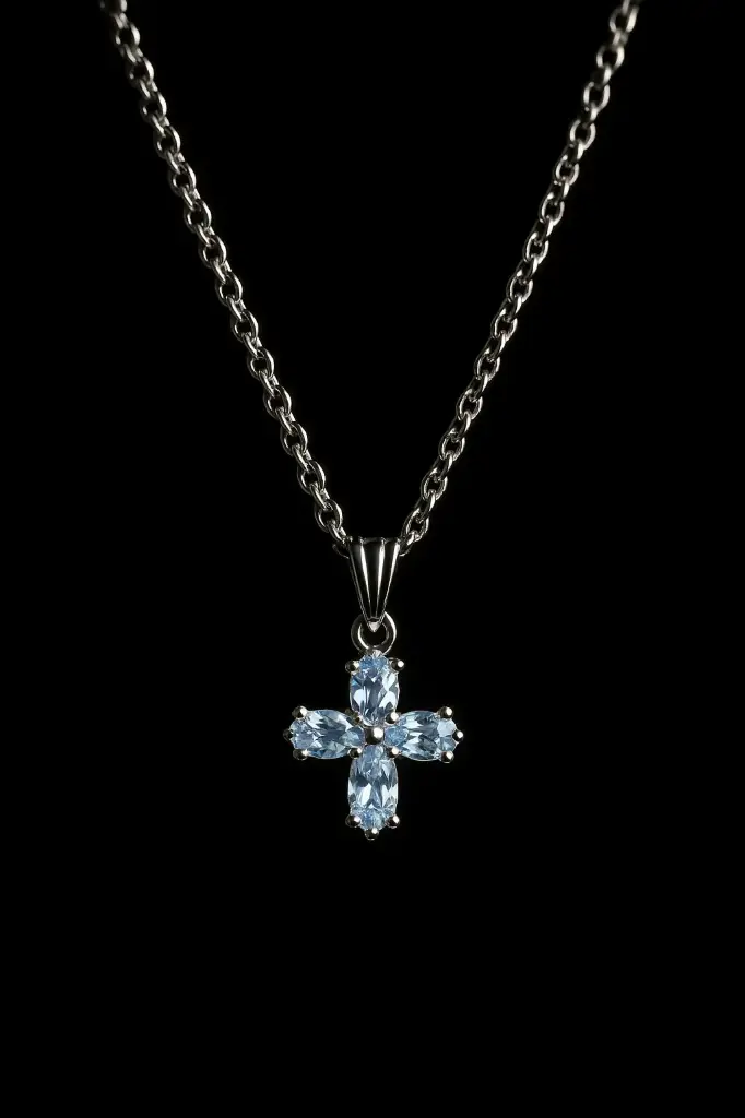 Cross shaped necklace