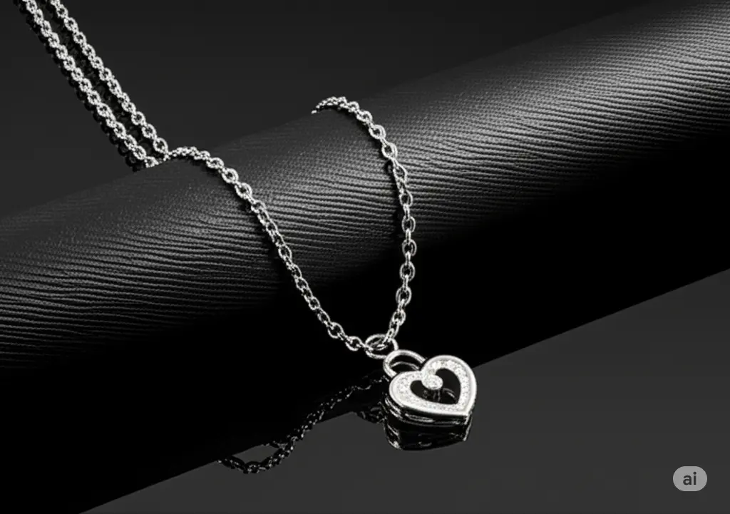 Lock Heart Necklace